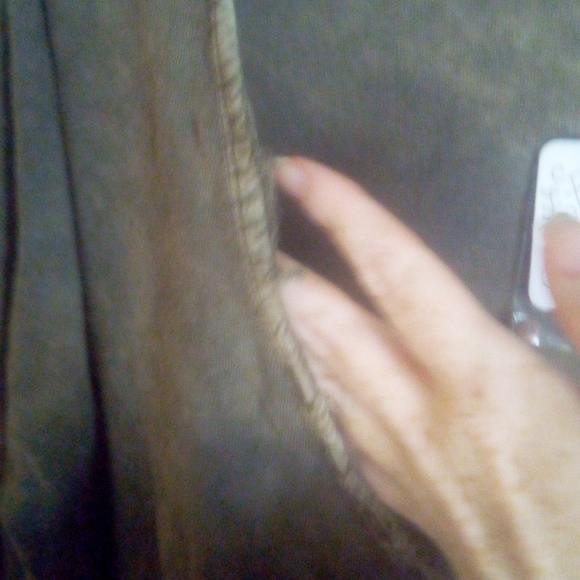 New Free People Santa Cruz Henley Distressed Acid Wash Lagenlook Style Shirt Top - Picture 7 of 16